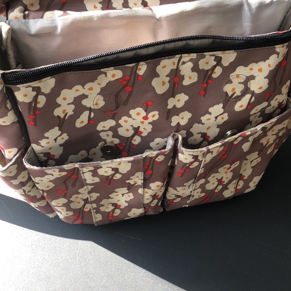 SKIP * HOP. Diaper Bag. Asian floral - Picture 7 of 11